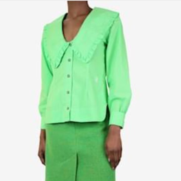Ganni Ruffle Collar - Picture 1 of 9